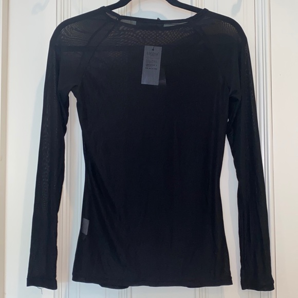 Zanzea | Tops | Zanzea Collection Mesh Fitted Black Top | Poshmark